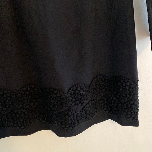 Orla Kiely Black Long Sleeve Wool Dress Size 6 EUC - Picture 4 of 13